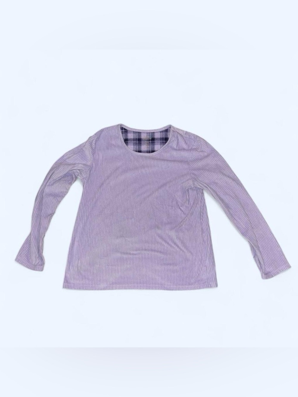 croft & barrow Lilac Ribbed Night Shirt